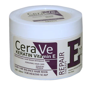 CeraVe Keratin Vitamin E Repair Therapy E02 Hair Mask - 500ml